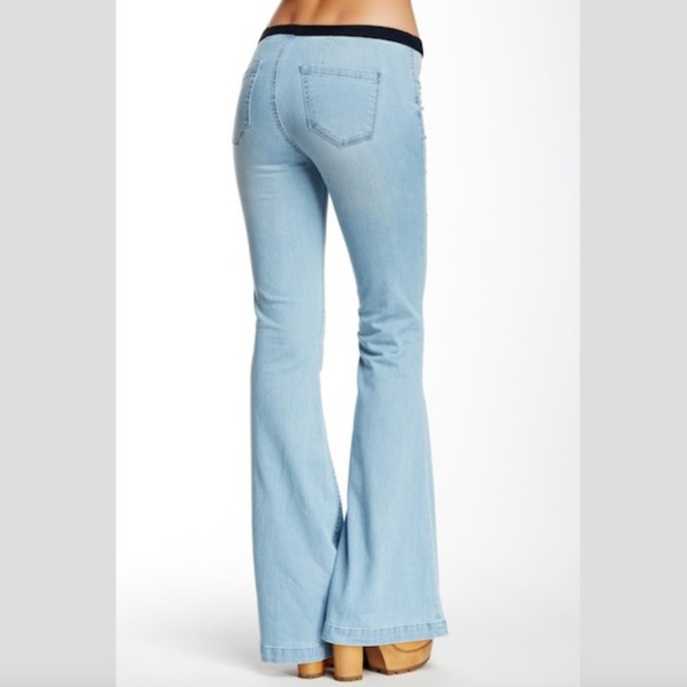 Blank Denim : Distressed Bell Bottom Jeans